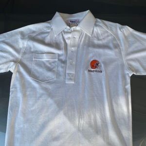 Vintage BIKE Cleveland Browns Polo Shirt RARE